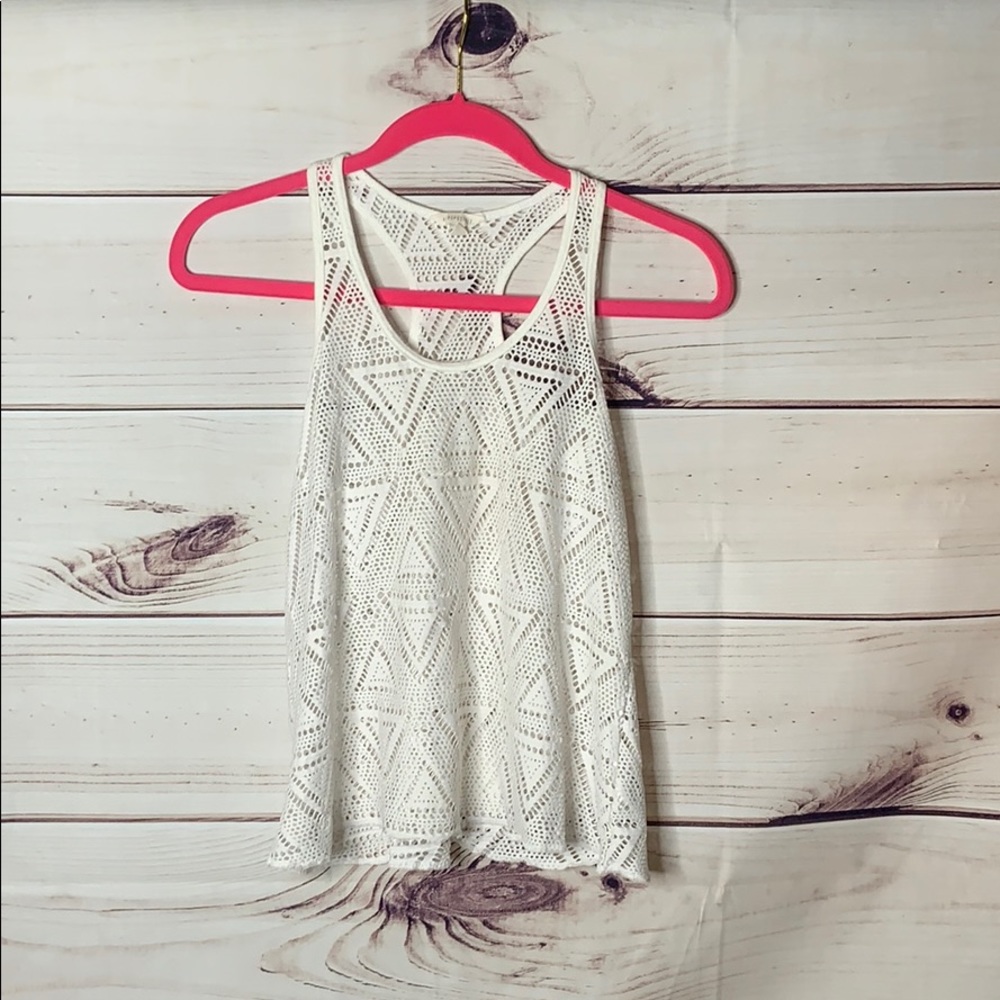 Aeropostale • mesh tank/cover up